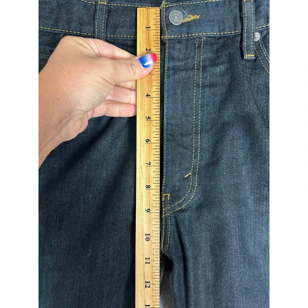Levis 514 Jeans Mens 38x30 Dark Wash Blue Straight Leg Denim Indigo
